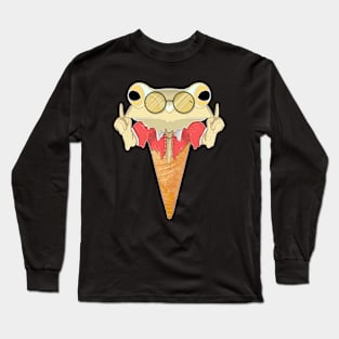 ice cream frog Long Sleeve T-Shirt